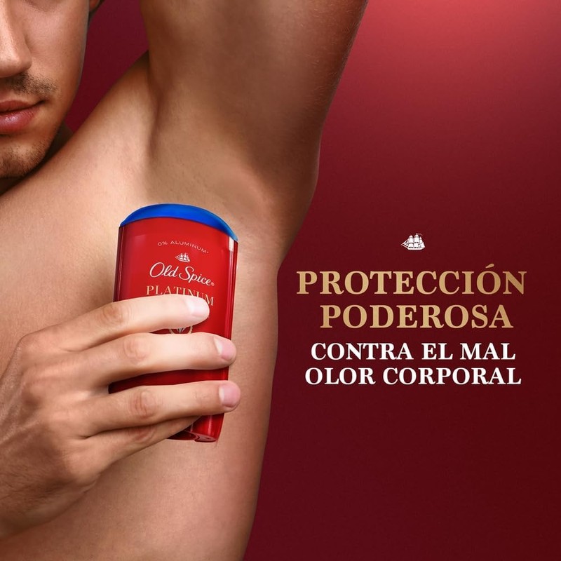 Old Spice Barra Desodorante Premium Platinum De 85 g