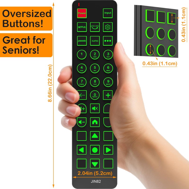 Replacement Remote Control for Element Xumo Stream Box 43 50