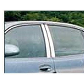 QAA is Compatible with 2000-2005 Buick Lesabre 4 Piece Stainless Pillar Post Trim PP40565