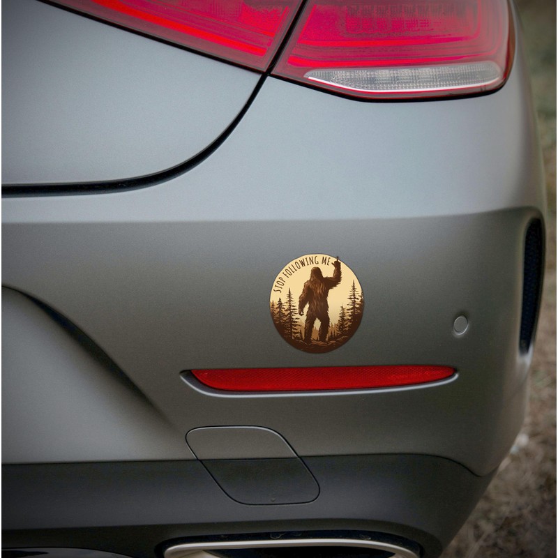 SQUATCH METALWORKS Vinyl Sticker - Sasquatch Decal - Bigfoot Bumper