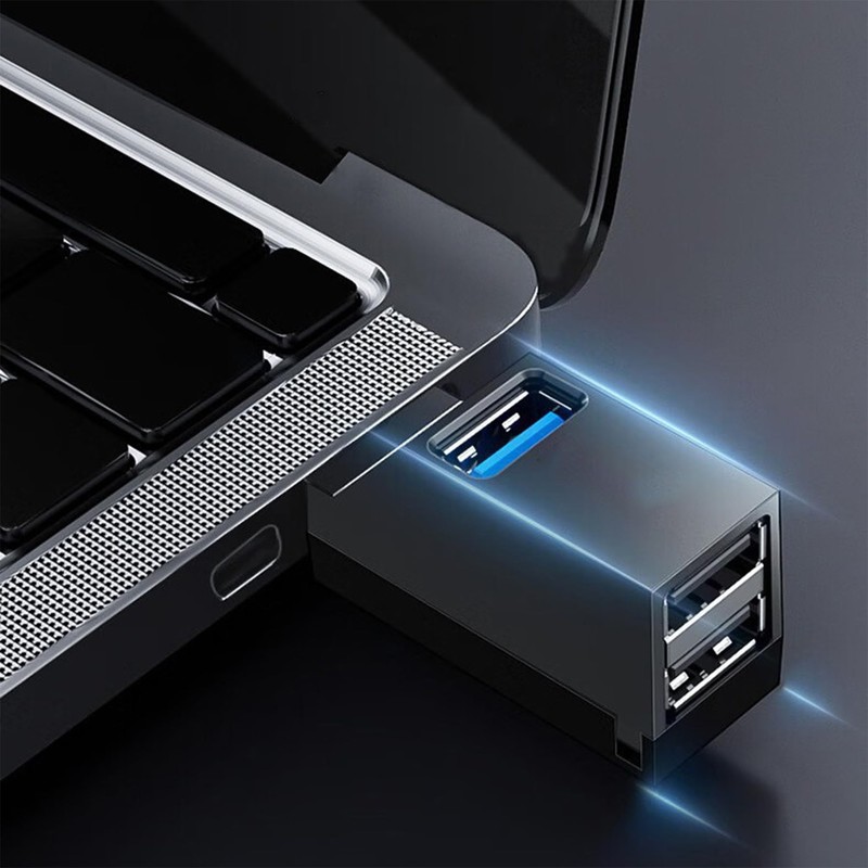 JIEYUCHU 3 Port USB 3.0 Hub, Pack of 2 USB