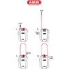 ABUS Combiflex Cable Lock - Lock for securing skis, Helmet,