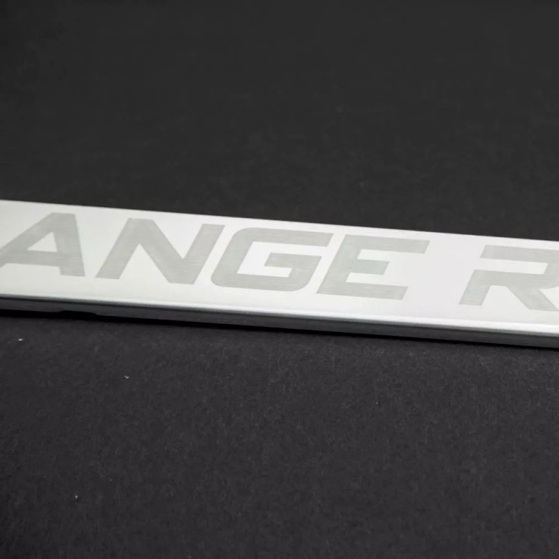 KA DEPOT Range Rover Laser Engraved Stainless Steel License Plate