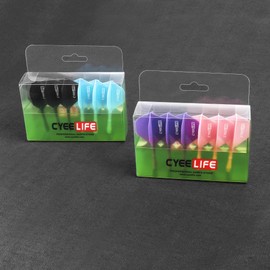CyeeLife 12Packs Dart Flights and Shafts in one Part 2BA, Integrated Plastic Accessories kit