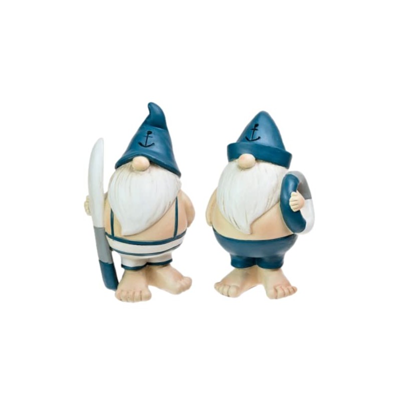 2 x Beach GNOME Swimmers - BATHROOM/BEACH HUT ORNAMENTS -