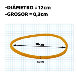 STARPLAST - Pack of 2 x 70g Strong and Durable Elastic Rubber Bands Size 160mm x 2mm for School, College or Home Use for Adults and Youth