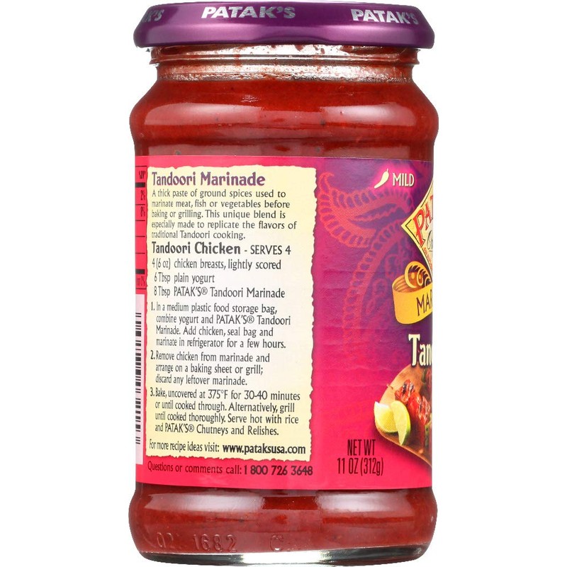 Pataks Tandoori Paste 11Oz. (Pack of 2)