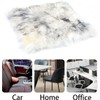 OKAYDA Natural Australian Sheepskin Seat Cousion Luxury Lambskin Chair Pad,Soft