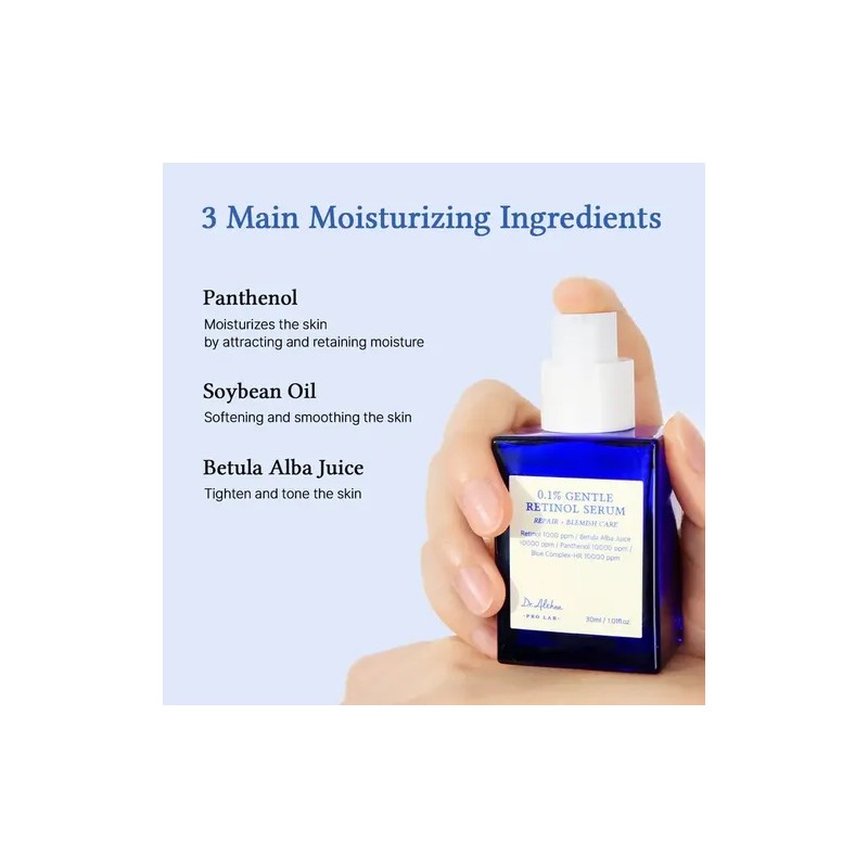 Dr. Althea 0.1% Gentle Retinol Serum 30ml Todo Tipo De