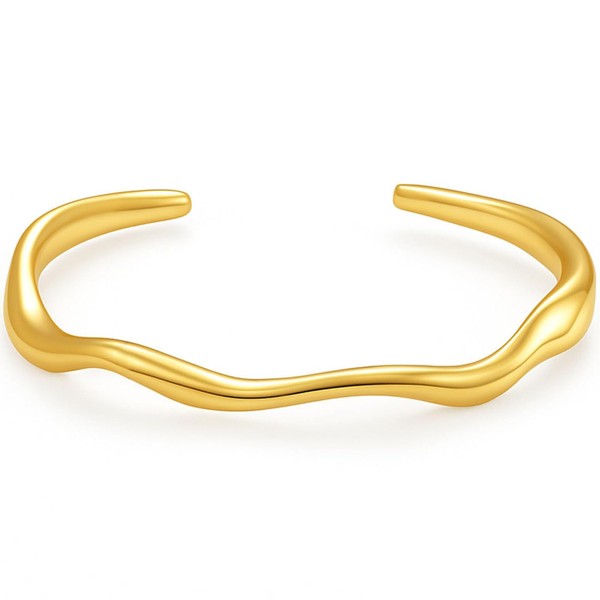 YSFVNP Gold Bangles, Gold Bangle, for Women Open Adjustable Bangles