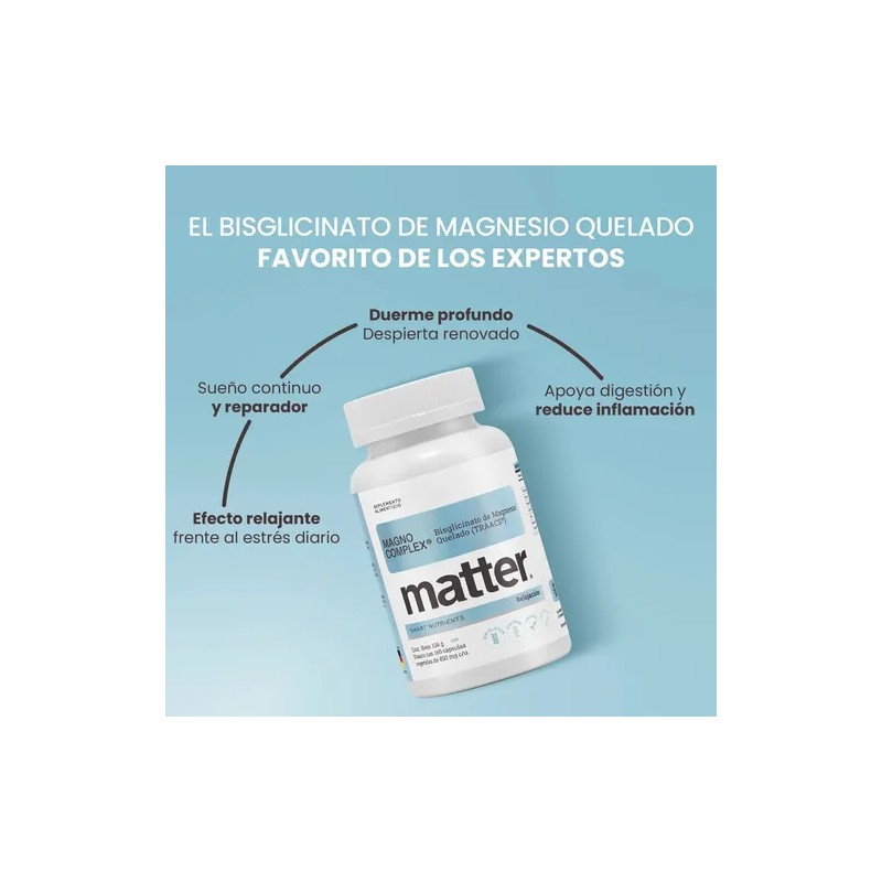 MATTER SMART - Magno-Complex, Bisglicinato de Magnesio Quelado - 100