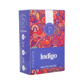 AATMANA Indigo Powder Indigofera Tinctoria for Black and Natural Hair Promotes Hair Growth Increases Hair Thickness Works with Henna - 100g