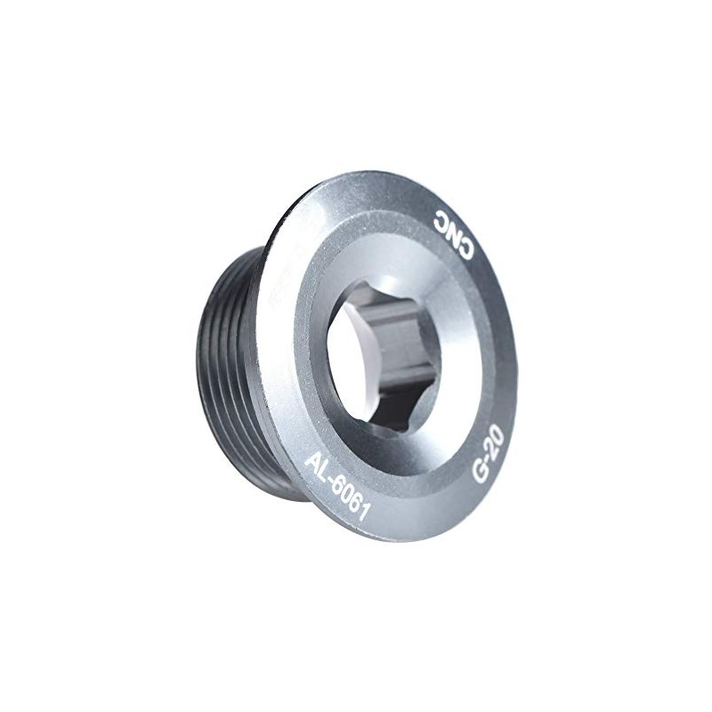Keenso Bicycle Crank Bolt, Bicycle Aluminium Alloy Crank Bolt BB