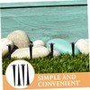 Abaodam 4Pcs Garden Ground Spikes for Outdoor Stake Lights Durable