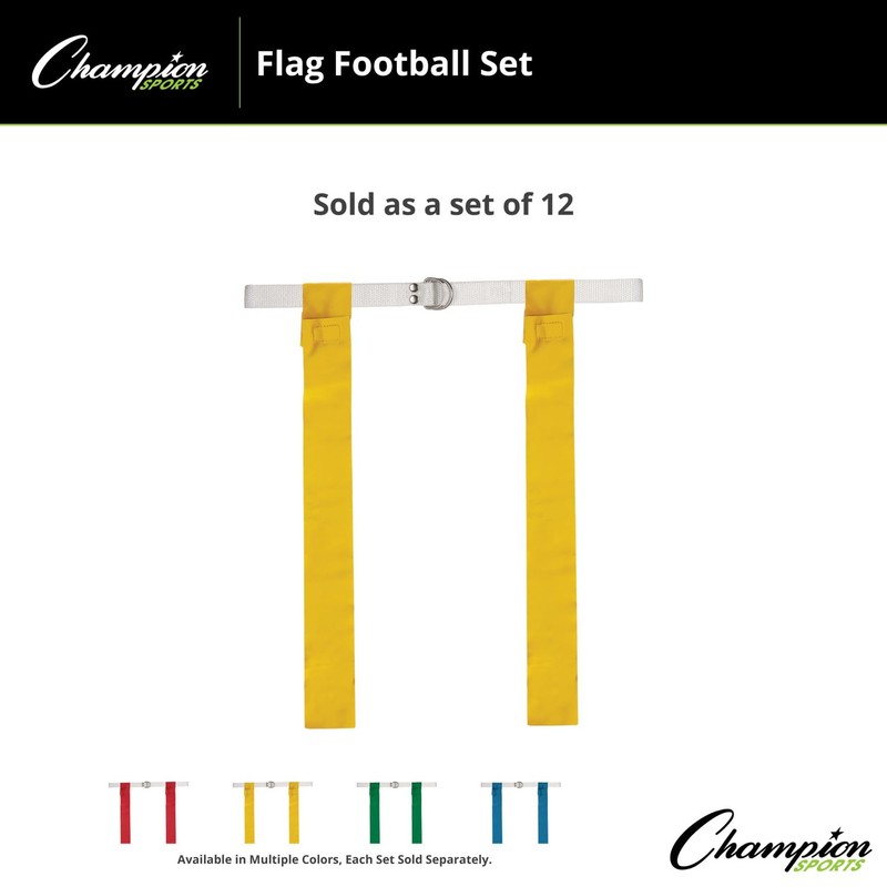 Champion Sports Flag Football Set, Yellow