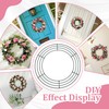Qianruida 4 Pack 12 inch Metal Wreath Frame Wire Wreath