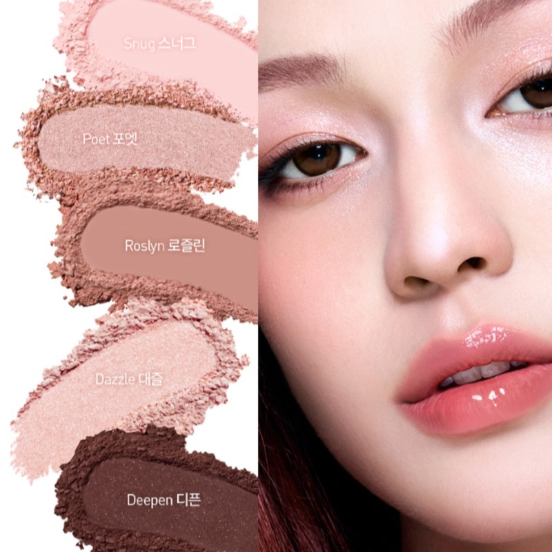 론다글로벌 Jung Saem Mool Artist Touch Shadow Palette Core Red