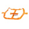 Riloer Orange Polyester Motorcycle Rear Wheel Tie Down Strap, Universal