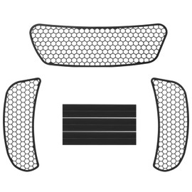 VPZMT Fairing Mesh Vent Screen Grills Fit for Harley Davidson Softtail 2022-2025 Low Rider ST FXLRST, 2022 Low Rider El Diablo FXRST, Black
