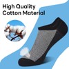 ARERWA No Show Socks Mens, 8 Pairs Non Slip Invisiable