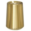 LEASYLIFE 10 L/3 Gallen,Gold Small Trash Can for Bathroom,Brushed Stainless