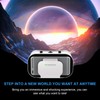 VR Brille für Handy, 3D Virtual Reality Headset kompatibel 4,7-6,5