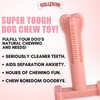 Bullibone SuperBrush: Dog Teeth Cleaning Brushing Toothbrush Stick - Long
