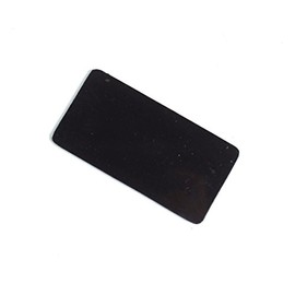 PVC Plastic Blank Block For Wide Range Humbucker Adapter Ring,Black