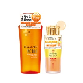 New VC 100 Essence Lotion EX V 5.3 fl oz (150 ml) Enrich Medicalift Duo Serum Set (Vitamin C Lotion, Pore Serum), Retinol Dr. CiLabo