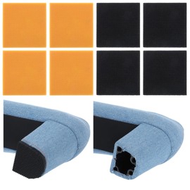 XLIUAX 8pcs High Heel Patch, Boot Heel Replacement Square Sole Repair Tips Non-Slip Sole Protectors Rubber High Heel Shoe Grips Anti Heel Caps(6.2x6.2x0.4cm)
