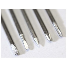 ARTESIA TOOL 6-In-1 Precision Screwdriver | Compact Design | 2 Slotted, 2 Phillips Head, and 1 Pointed tip | Robust Steel Construction | Enhanced Torque & Grip | Stylish 3" Dome Case |