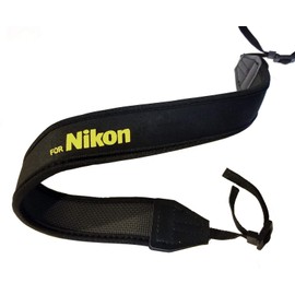 Fotasy Professional Neoprene Neck Strap for Nikkor Cameras, Camera Neck Strap Compatible with Nikon D5 D4 D3 DS850 D810 D800 D750 D7500 D7300 D7200 D7000 D5600 D5500 D5300 D5100 D5000 D3500 D3400