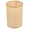Rattan Drum Lampshade Replacement E27-E14, Clip On Barrel Lampshade Natural