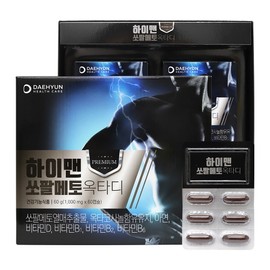 Daehyun Healthcare Hi-Man Saw Palmetto Octadi 1,000mg 60 Capsules / 대현헬스케어 하이맨 쏘팔메토 옥타디 1,000mg x 60캡슐