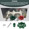 VIDABTE Outdoor Faucet Water Spigot Handle, Hose Bibb Round Wheel