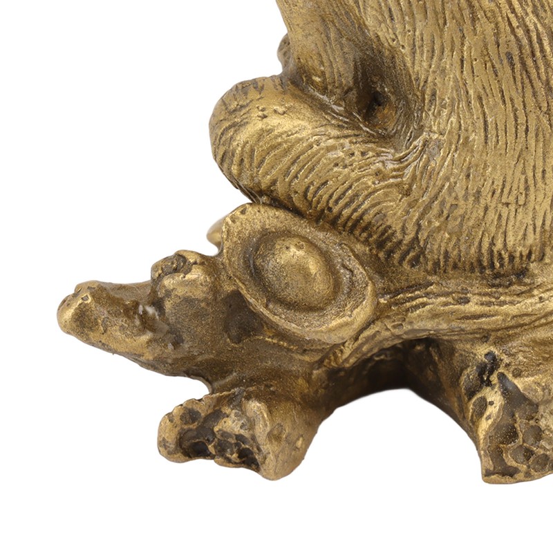 Brass Monkey Statue Chinese Zodiac Handmade Home Decor Collectibles Figurine
