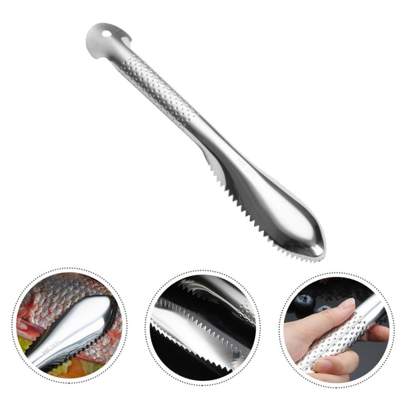 Alipis Stainless Steel Fish Fish Skinning Tool Multi-use for Fishing