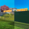 Amgo Custom Made 8' x 3' Green Fence Privacy Screen