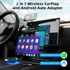 Quanlex Wireless Carplay Adapter and Android Auto Wireless Adapter,2024 Newest