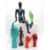 Paintersisters Link hand, 18 cm, right, wooden hand, movable, model