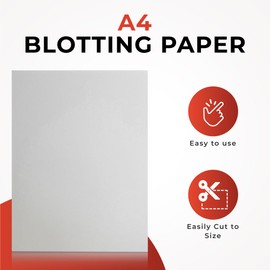 Pack of 6 A4 Blotting Paper Sheets Janrax
