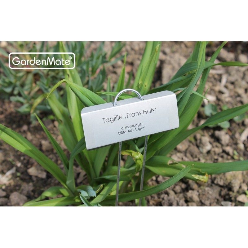 GardenMate - Etiquetas metálicas para Plantas, 25-Pack 11.5'' Large