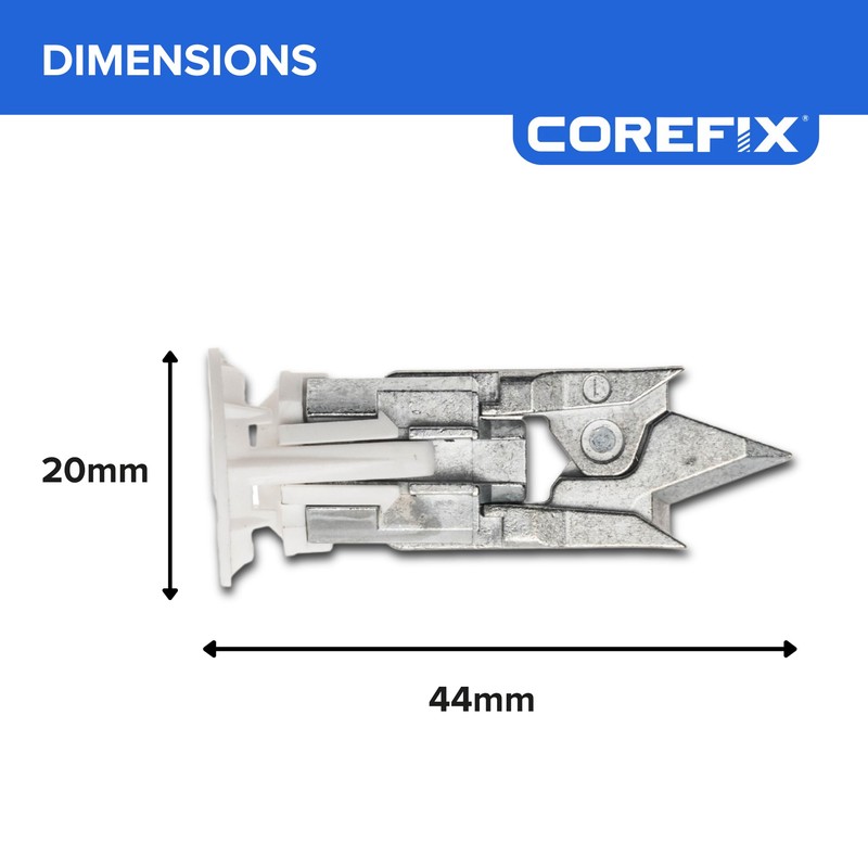 Corefix Spike TV Mounting Kit 4 Pack - Heavy Duty