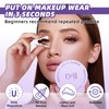 B&Qaugen Reusable Magnetic Lashes Magnetic Eyelashes Natural Look False Eyelashes