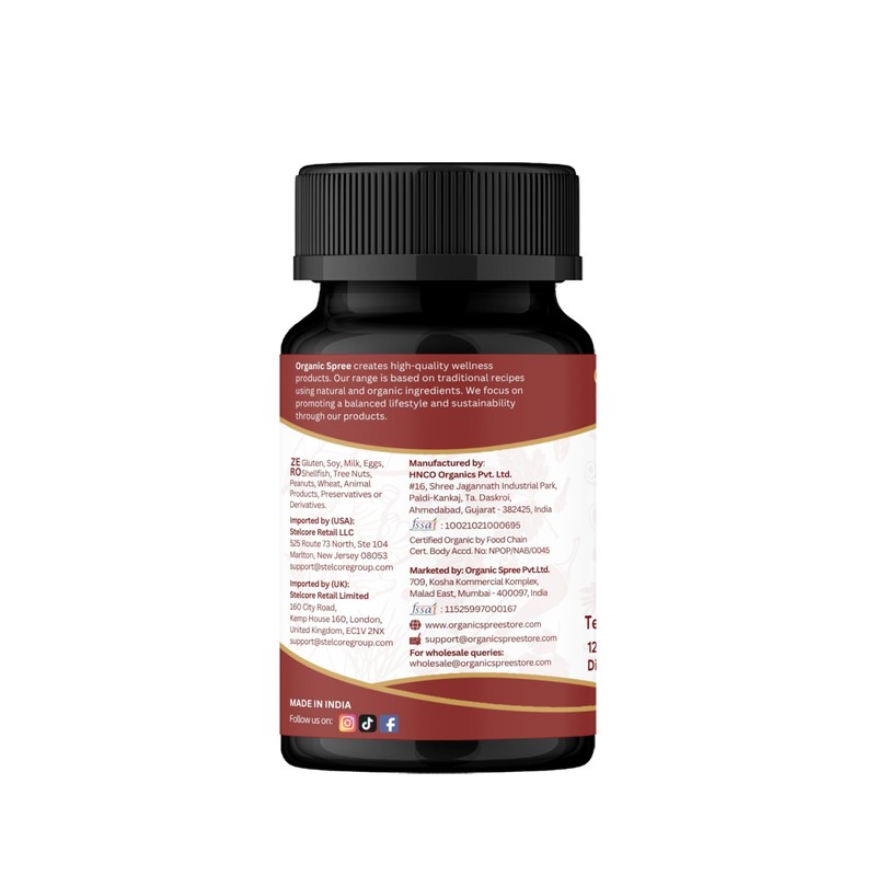 ORGANIC SPREE ARJUNA 120 Tablets | Terminalia Arjuna (Arjuna) |
