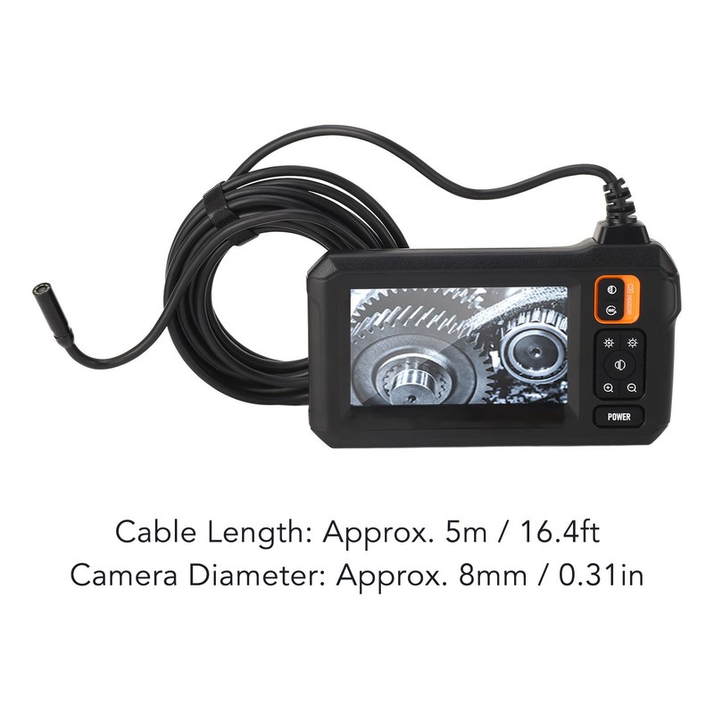 Endoscope Camera with Light IP67 Waterproof 1080P HD Sewer Inspection