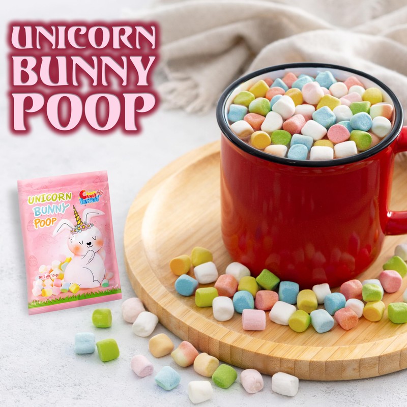 Easter Care Package Blue Box (52 Count) Filled with Candy
