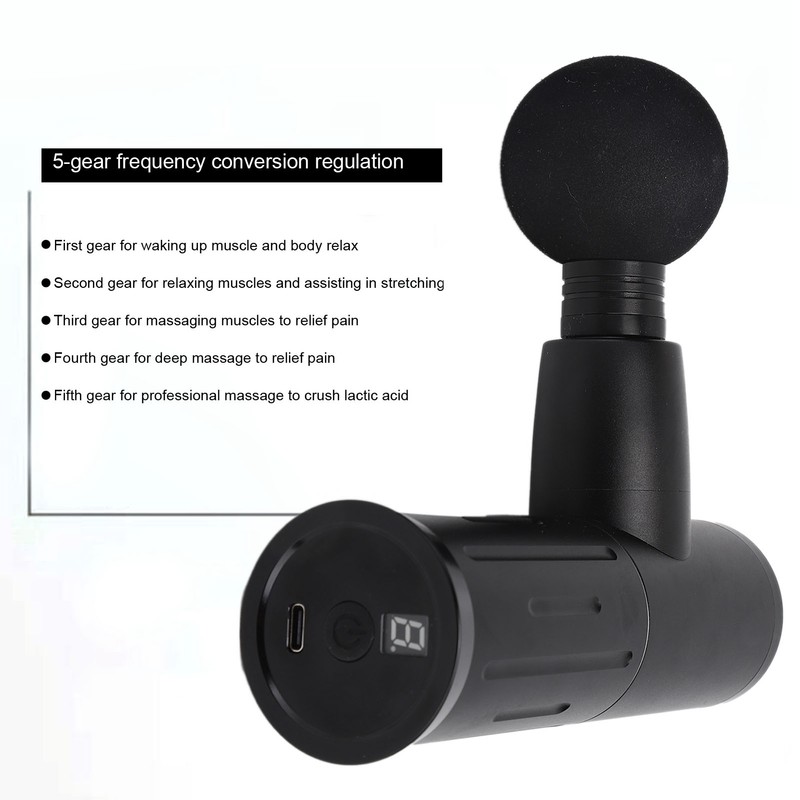 Muscle Relaxation Massager Rechargeable Noise Reduction Fascia Massager with 6600MAH