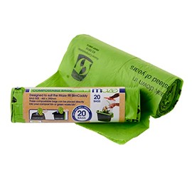 Maze 2.4 Gallon Corn Bags for use with Maze 9- Liter Kitchen Caddie- 120 Bags