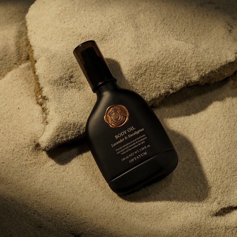 Optaum [Skin Relaxing] Vegan Body Oil &amp; Gua Sha Soap
